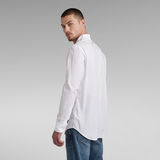 G-STAR Outlet Bomber collar regular shirt l\s White
