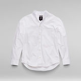 G-STAR Outlet Bomber collar regular shirt l\s White