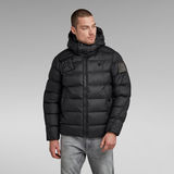 G-STAR Outlet G - Whistler Padded Hooded Jacket Black