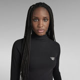 G-STAR Outlet Foxy Cropped Slim Top Black