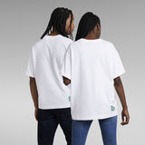 G-STAR Outlet Unisex Foxy Boxy T-Shirt White