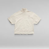 G-STAR Outlet Loose Graphic Funnel T-Shirt Beige