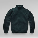 G-STAR Outlet Structure Mock Knitted Sweater Grey