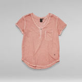 G-STAR Outlet Clia Granddad T-shirt Pink