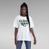G-STAR Outlet Unisex Foxy Boxy T-Shirt White