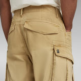 G-STAR Outlet Rovic Zip Relaxed Shorts Beige