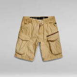 G-STAR Outlet Rovic Zip Relaxed Shorts Beige