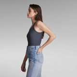 G-STAR Outlet Slim Rib Tank Top Medium blue