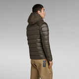 G-STAR Outlet Attacc Quilted Hooded Jacket Green