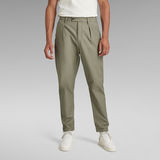 G-STAR Outlet Pleated Relaxed Chino Green