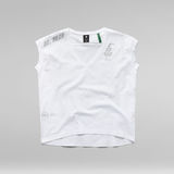 G-STAR Outlet Sports Back Graphic Loose T-Shirt White