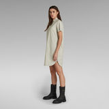 G-STAR Outlet Millery V neck shirt dress ss Grey