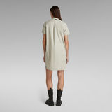 G-STAR Outlet Millery V neck shirt dress ss Grey