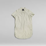 G-STAR Outlet Millery V neck shirt dress ss Grey