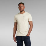 G-STAR Outlet Back Graphic 89 Slim T-Shirt White