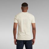 G-STAR Outlet Back Graphic 89 Slim T-Shirt White