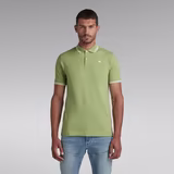G-STAR Outlet Dunda Slim Stripe Polo Green
