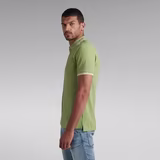 G-STAR Outlet Dunda Slim Stripe Polo Green