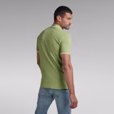 G-STAR Outlet Dunda Slim Stripe Polo Green