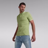 G-STAR Outlet Dunda Slim Stripe Polo Green