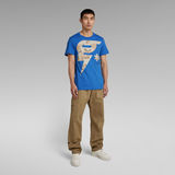 G-STAR Outlet Graphic 13 T-Shirt Medium blue