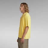 G-STAR Outlet Boxy Base Garment Dyed T-Shirt Yellow
