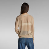 G-STAR Outlet Core Cardigan Knit Beige