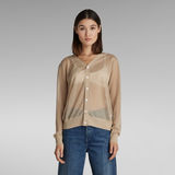 G-STAR Outlet Core Cardigan Knit Beige