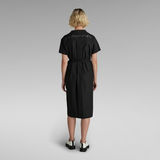 G-STAR Outlet Fabric Mix Belt Dress Black