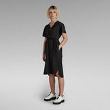 G-STAR Outlet Fabric Mix Belt Dress Black