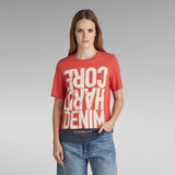 G-STAR Outlet Hard Core Denim Color Block T-Shirt Multi color