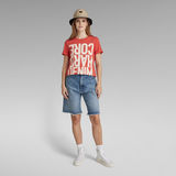 G-STAR Outlet Hard Core Denim Color Block T-Shirt Multi color