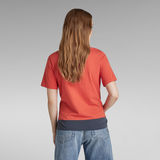G-STAR Outlet Hard Core Denim Color Block T-Shirt Multi color