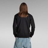 G-STAR Outlet Lightweight Half Zip Sweater Black