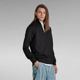 G-STAR Outlet Lightweight Half Zip Sweater Black