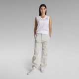 G-STAR Outlet Sports Graphic Mesh Tank Top White