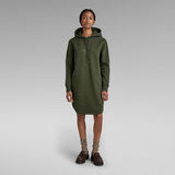 G-STAR Outlet Thistle Graphic Hoodie Sweat Dress Grey