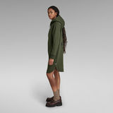 G-STAR Outlet Thistle Graphic Hoodie Sweat Dress Grey