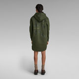 G-STAR Outlet Thistle Graphic Hoodie Sweat Dress Grey