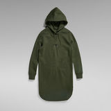 G-STAR Outlet Thistle Graphic Hoodie Sweat Dress Grey