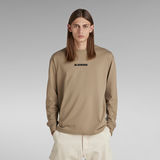 G-STAR Outlet RAW Back Graphic Boxy T-Shirt Beige