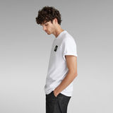 G-STAR Outlet Unisex Badge Logo T-Shirt White