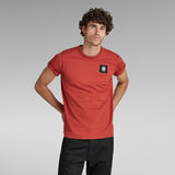G-STAR Outlet Unisex Badge Logo + T-Shirt Red