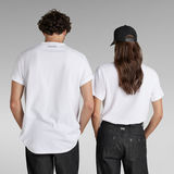 G-STAR Outlet Unisex Badge Logo T-Shirt White