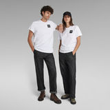 G-STAR Outlet Unisex Badge Logo T-Shirt White