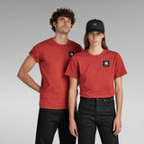 G-STAR Outlet Unisex Badge Logo + T-Shirt Red
