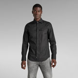 G-STAR Outlet Slant pocket slim shirt Black