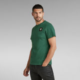 G-STAR Outlet T-Shirt Badge Logo + Green
