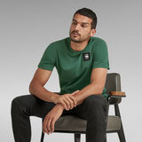 G-STAR Outlet T-Shirt Badge Logo + Green