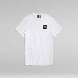 G-STAR Outlet Unisex Badge Logo T-Shirt White